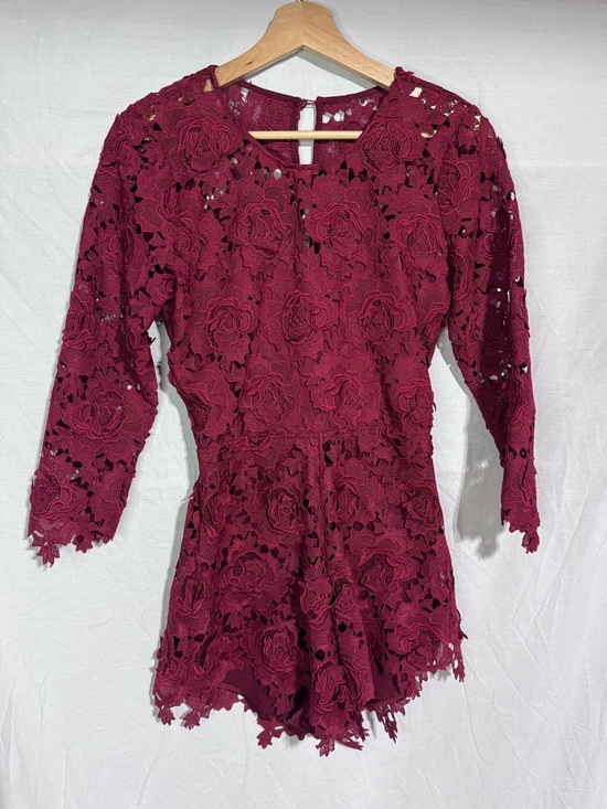 Lovers + Friends Pants - Lovers + Friends lace romper dressy Size Small